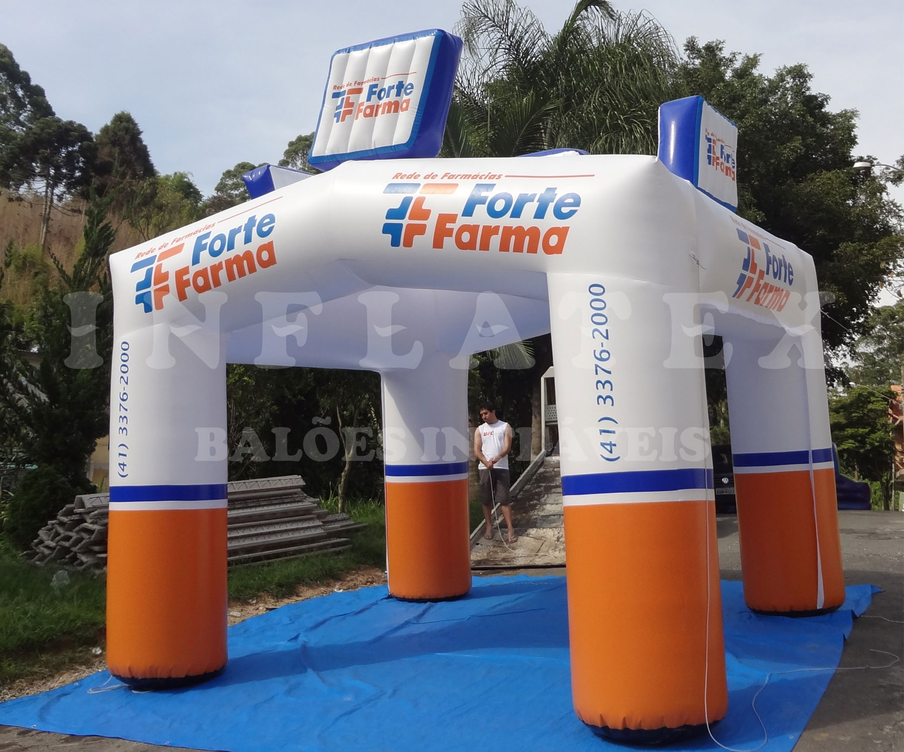 Tenda Inflável Forte Farma